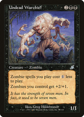 Undead Warchief [Scourge] | Good Games Cannington