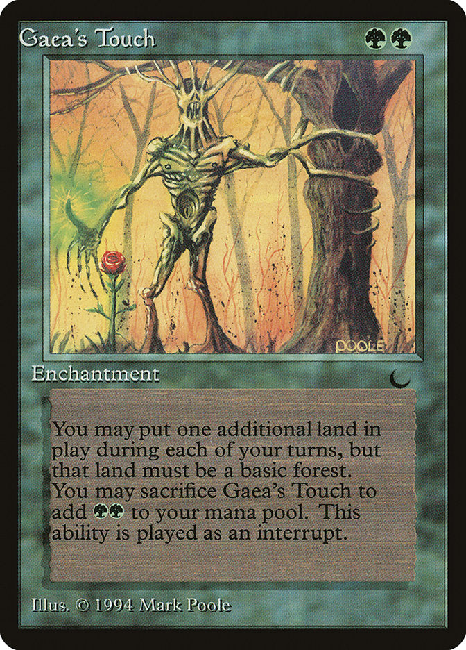 Gaea's Touch (Misprinted) [The Dark] | Good Games Cannington