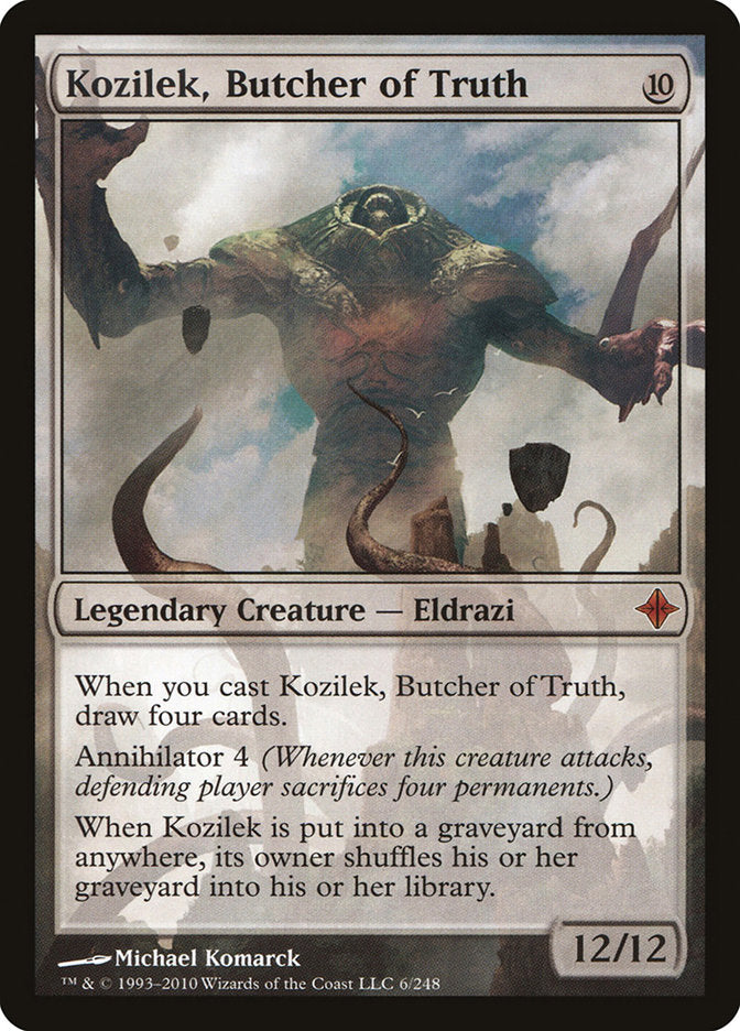 Kozilek, Butcher of Truth [Rise of the Eldrazi] | Good Games Cannington