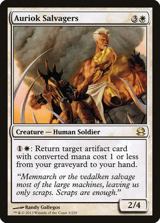 Auriok Salvagers [Modern Masters] | Good Games Cannington