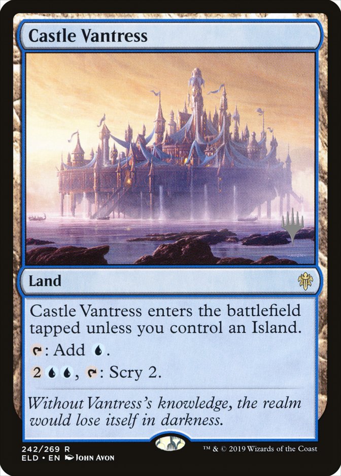 Castle Vantress (Promo Pack) [Throne of Eldraine Promos] | Good Games Cannington