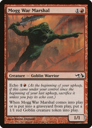 Mogg War Marshal [Duel Decks: Elves vs. Goblins] | Good Games Cannington