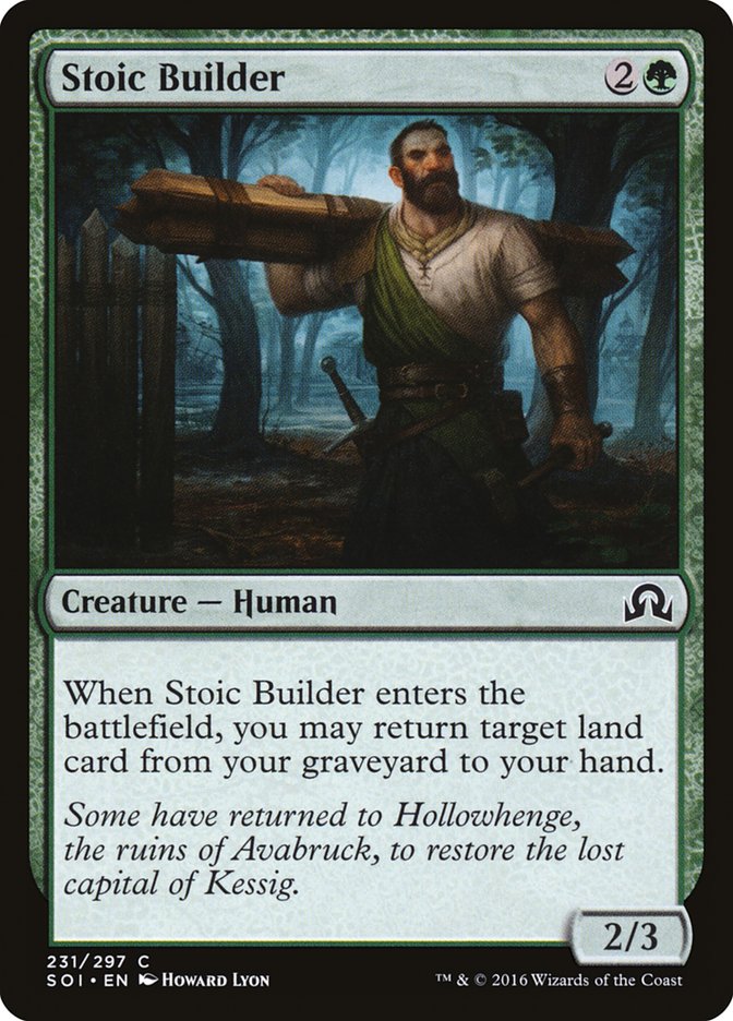 Stoic Builder [Shadows over Innistrad] | Good Games Cannington