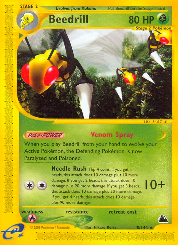 Beedrill (5/144) [Skyridge] | Good Games Cannington
