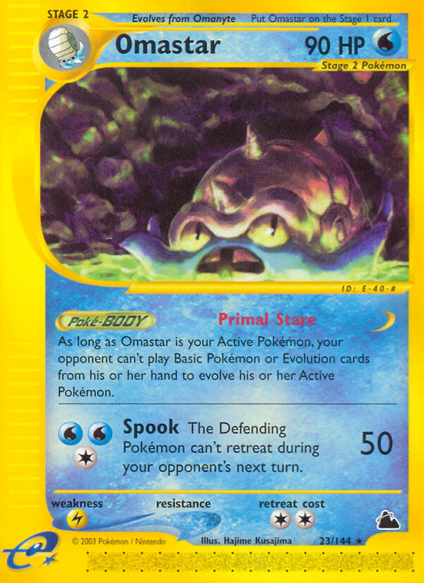 Omastar (23/144) [Skyridge] | Good Games Cannington