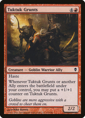 Tuktuk Grunts [Zendikar] | Good Games Cannington