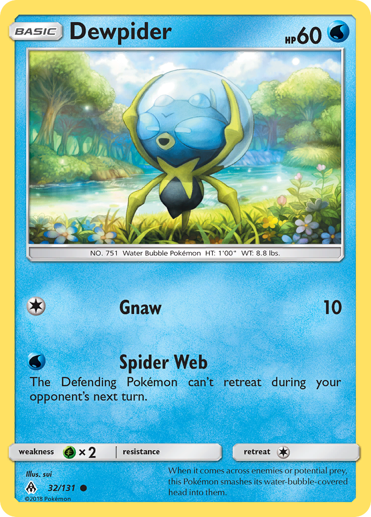 Dewpider (32/131) [Sun & Moon: Forbidden Light] | Good Games Cannington