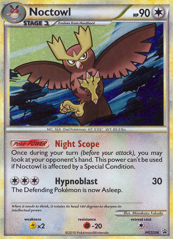Noctowl (HGSS06) [HeartGold & SoulSilver: Black Star Promos] | Good Games Cannington