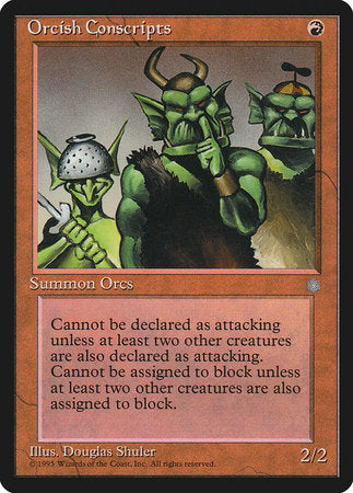 Orcish Conscripts [Ice Age] | Good Games Cannington