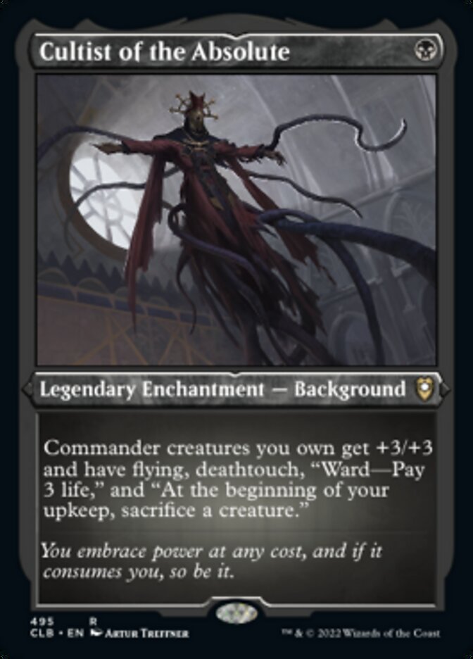 Cultist of the Absolute (Foil Etched) [Commander Legends: Battle for Baldur's Gate] | Good Games Cannington