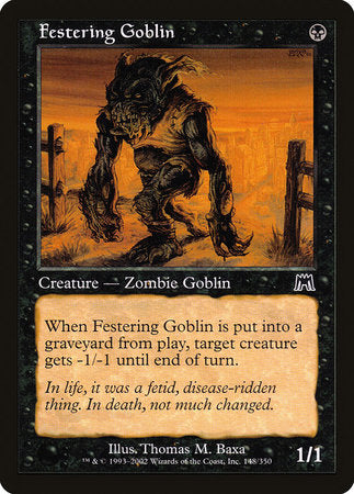 Festering Goblin [Onslaught] | Good Games Cannington