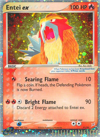 Entei ex (91/95) [EX: Team Magma vs Team Aqua] | Good Games Cannington