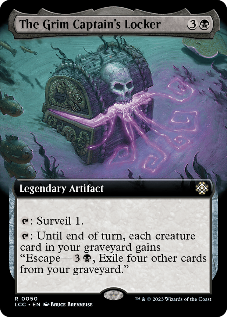The Grim Captain's Locker (Extended Art) [The Lost Caverns of Ixalan Commander] | Good Games Cannington