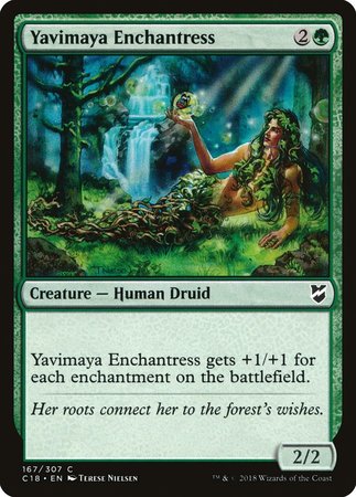 Yavimaya Enchantress [Commander 2018] | Good Games Cannington
