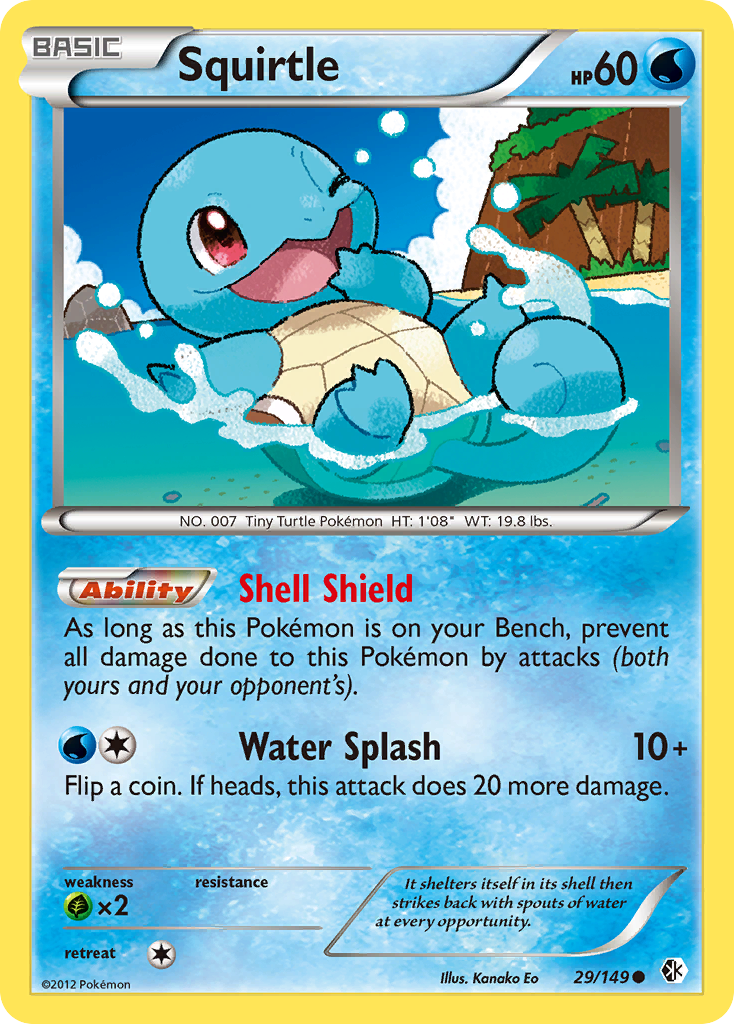 Squirtle (29/149) [Black & White: Boundaries Crossed] | Good Games Cannington