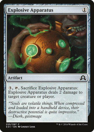Explosive Apparatus [Shadows over Innistrad] | Good Games Cannington