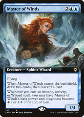 Master of Winds (Extended Art) [Zendikar Rising] | Good Games Cannington