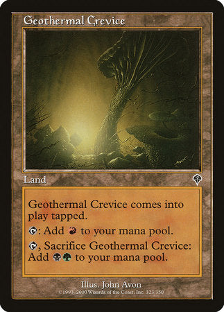 Geothermal Crevice [Invasion] | Good Games Cannington
