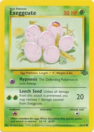 Exeggcute (52/64) [Jungle Unlimited] | Good Games Cannington