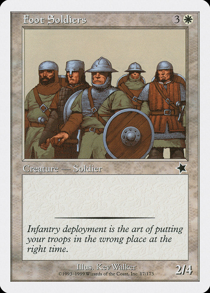 Foot Soldiers [Starter 1999] | Good Games Cannington