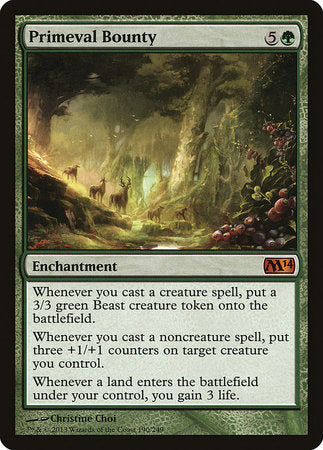 Primeval Bounty [Magic 2014] | Good Games Cannington