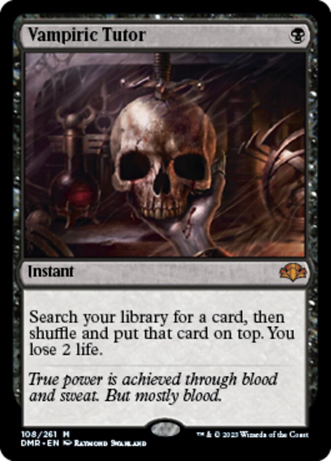 Vampiric Tutor [Dominaria Remastered] | Good Games Cannington