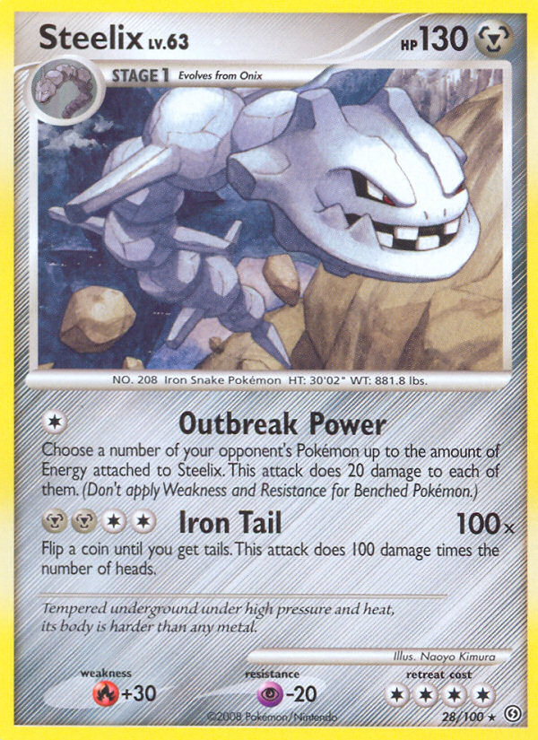 Steelix (28/100) [Diamond & Pearl: Stormfront] | Good Games Cannington
