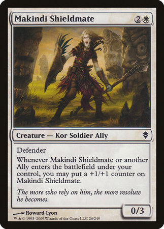 Makindi Shieldmate [Zendikar] | Good Games Cannington