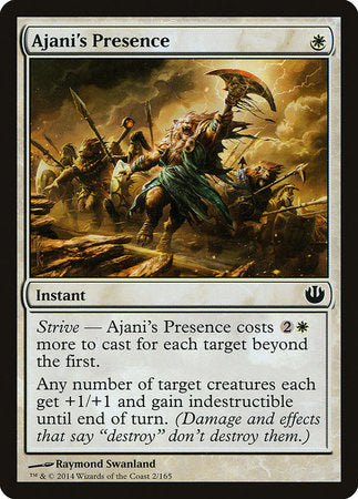 Ajani's Presence [Journey into Nyx] | Good Games Cannington