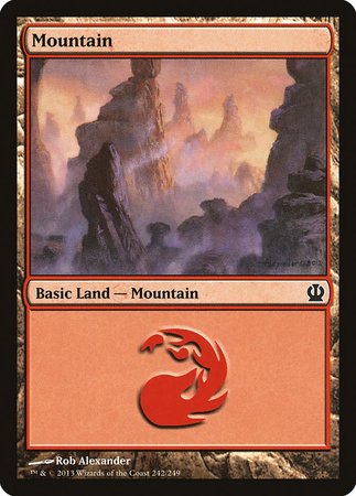 Mountain (242) [Theros] | Good Games Cannington