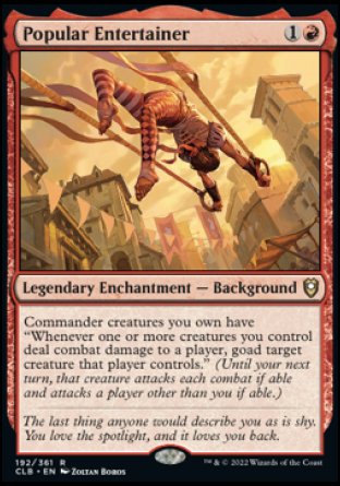 Popular Entertainer [Commander Legends: Battle for Baldur's Gate] | Good Games Cannington