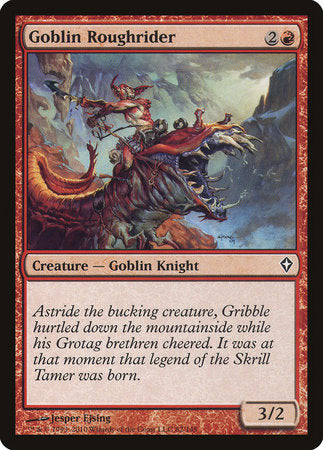Goblin Roughrider [Worldwake] | Good Games Cannington