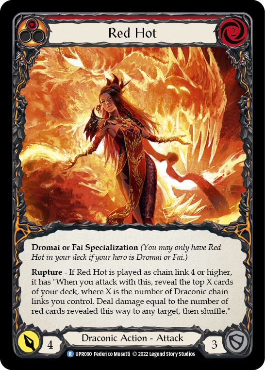 Red Hot [UPR090] (Uprising)  Rainbow Foil | Good Games Cannington