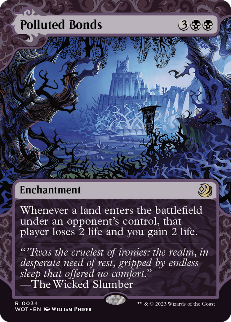 Polluted Bonds [Wilds of Eldraine: Enchanting Tales] | Good Games Cannington