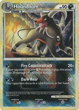 Houndoom (5/90) (League Promo) [HeartGold & SoulSilver: Undaunted] | Good Games Cannington