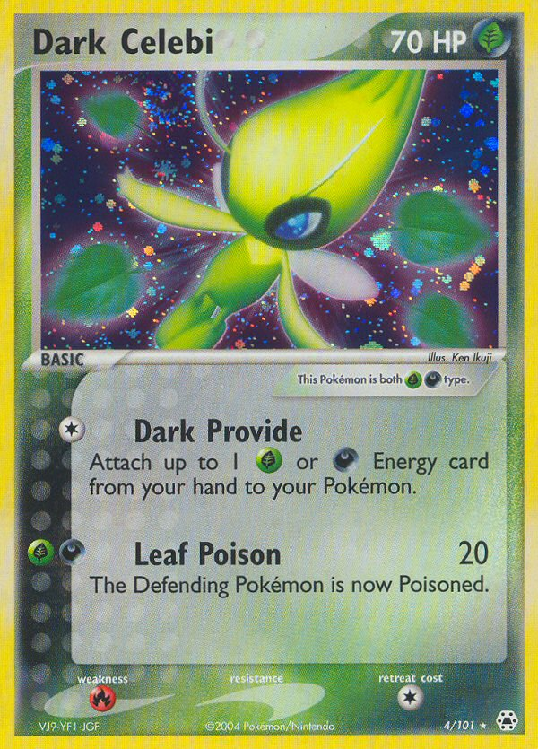 Dark Celebi (4/101) [EX: Hidden Legends] | Good Games Cannington
