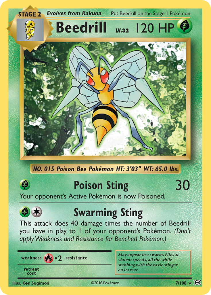 Beedrill (7/108) [XY: Evolutions] | Good Games Cannington