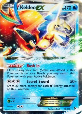 Keldeo EX (49/149) (Jumbo Card) [Black & White: Boundaries Crossed] | Good Games Cannington