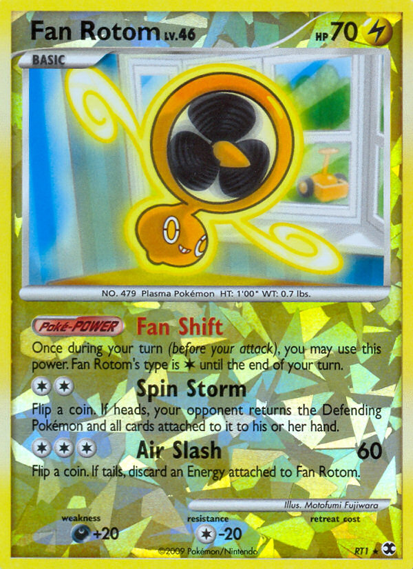 Fan Rotom (RT1) [Platinum: Rising Rivals] | Good Games Cannington
