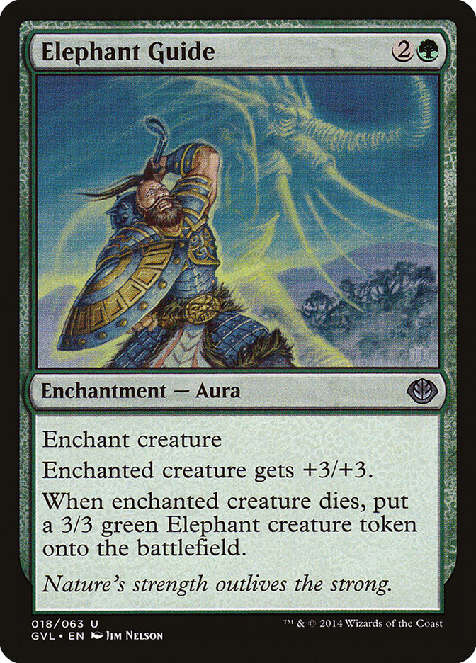 Elephant Guide (Garruk vs. Liliana) [Duel Decks Anthology] | Good Games Cannington