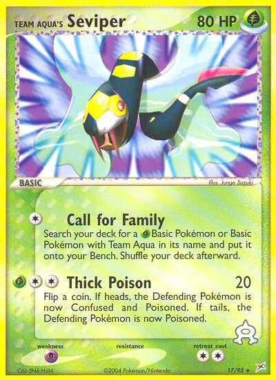 Team Aqua's Seviper (17/95) [EX: Team Magma vs Team Aqua] | Good Games Cannington