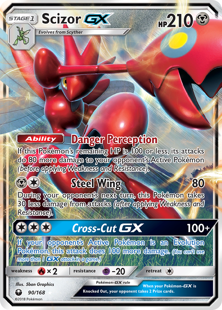 Scizor GX (90/168) [Sun & Moon: Celestial Storm] | Good Games Cannington
