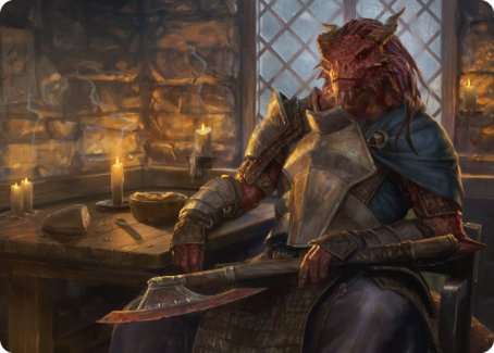 Jaded Sell-Sword Art Card [Dungeons & Dragons: Adventures in the Forgotten Realms Art Series] | Good Games Cannington