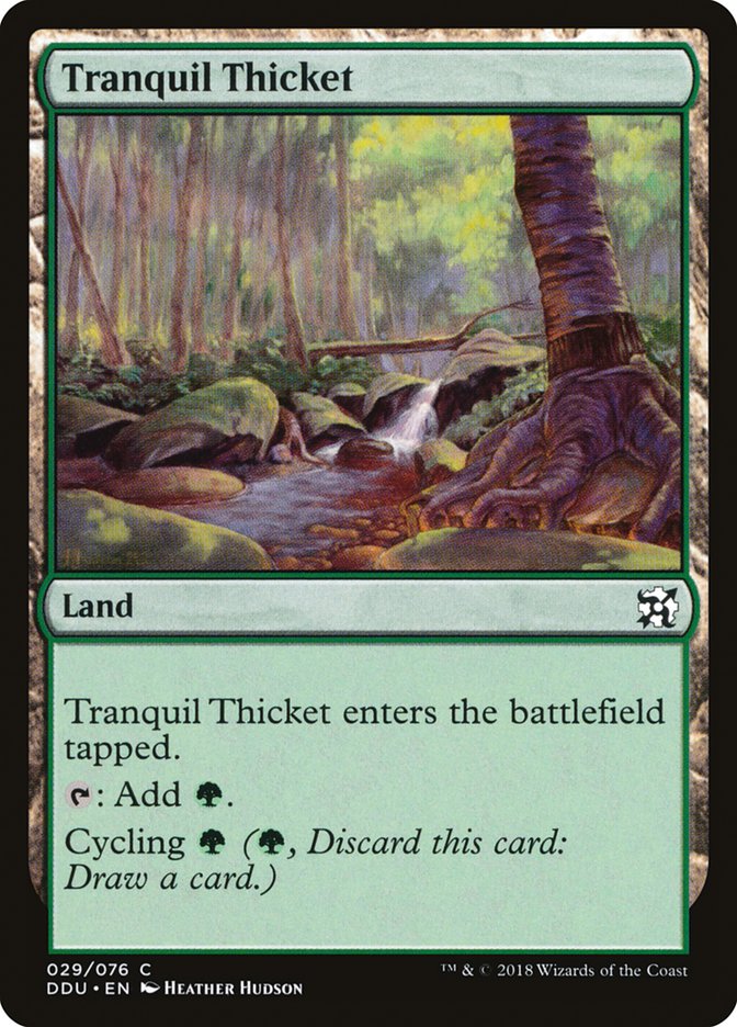 Tranquil Thicket [Duel Decks: Elves vs. Inventors] | Good Games Cannington
