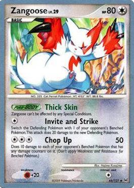Zangoose LV.29 (66/127) (Queengar - Jason Martinez) [World Championships 2009] | Good Games Cannington