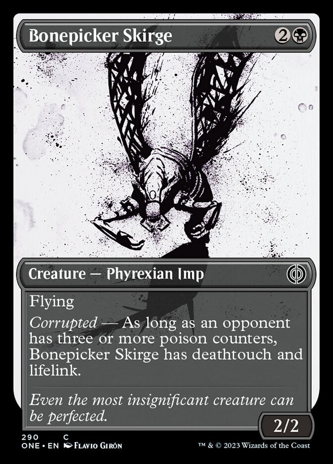 Bonepicker Skirge (Showcase Ichor) [Phyrexia: All Will Be One] | Good Games Cannington