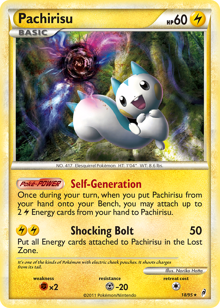 Pachirisu (18/95) [HeartGold & SoulSilver: Call of Legends] | Good Games Cannington