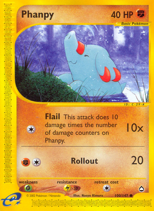 Phanpy (100/147) [Aquapolis] | Good Games Cannington
