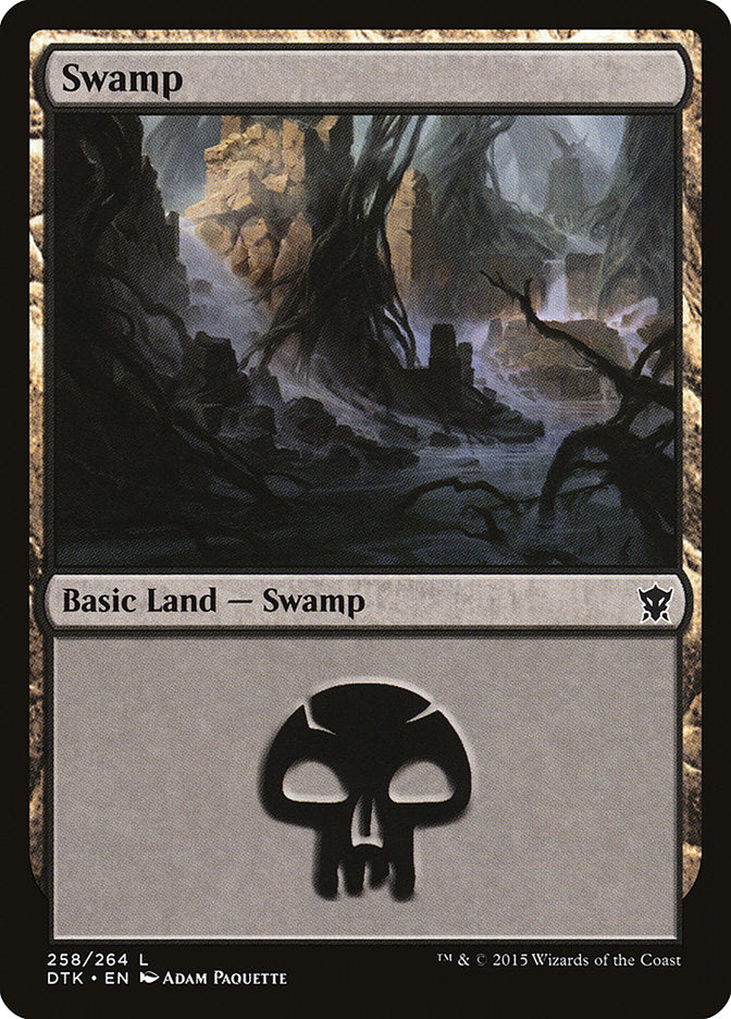Swamp (258) [Dragons of Tarkir] | Good Games Cannington