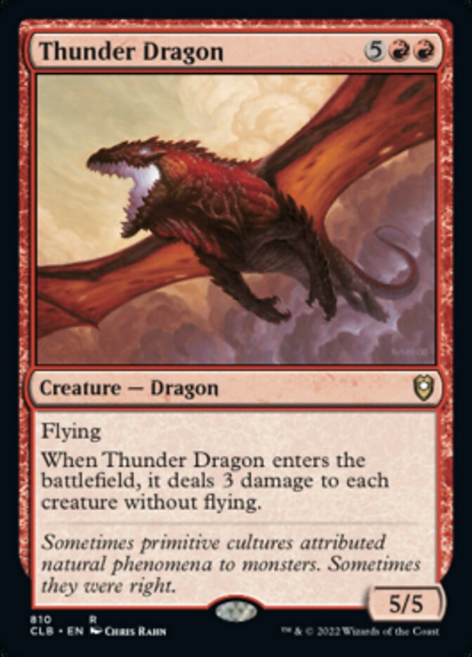 Thunder Dragon [Commander Legends: Battle for Baldur's Gate] | Good Games Cannington